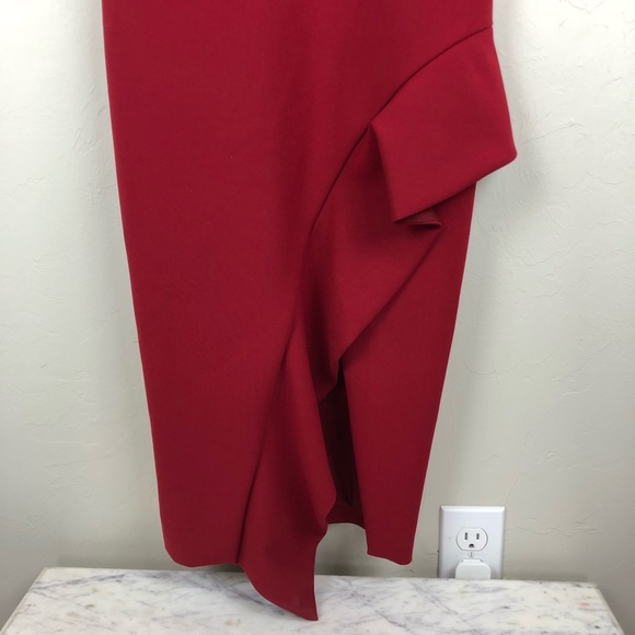 NWT Cinq a Sept red Dress 2 - Picture 5 of 7